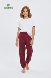 ZR GIRLS BASIC PLUSH JOGGERS - Smgarment's